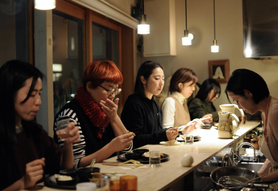 料理教室の風景