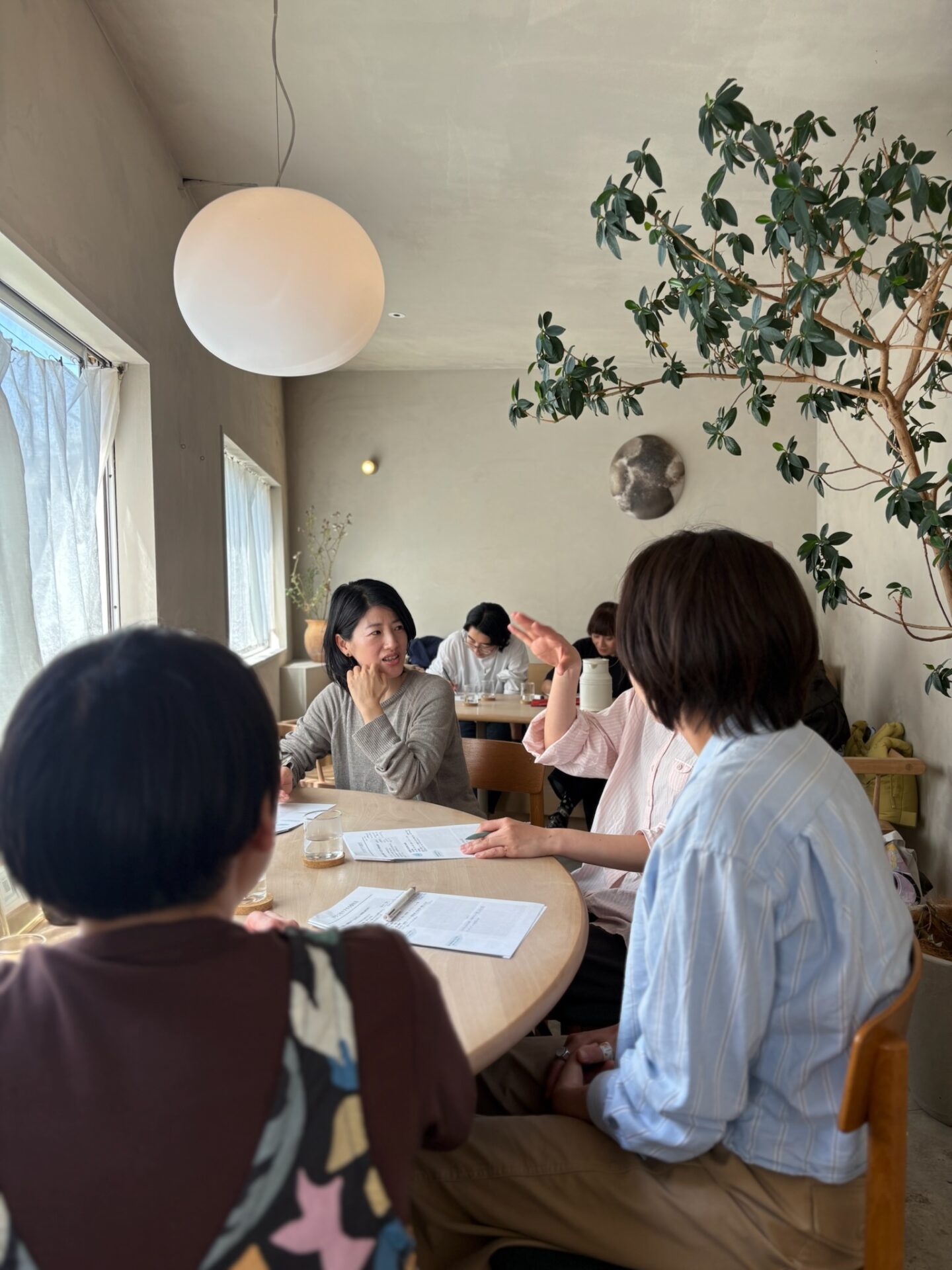対面クラスの様子